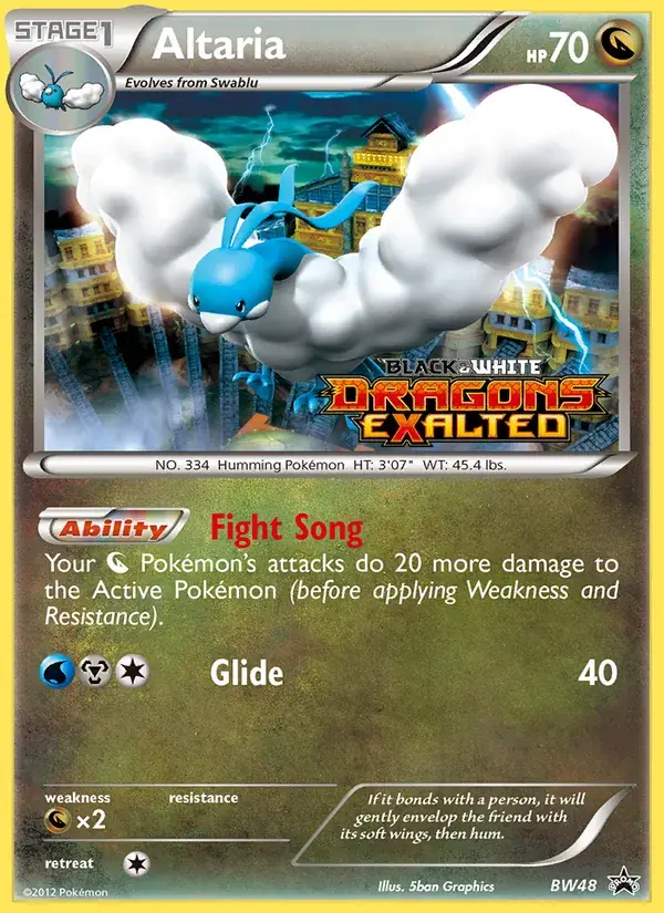 Altaria - BW48/101 - BW Black Star Promos