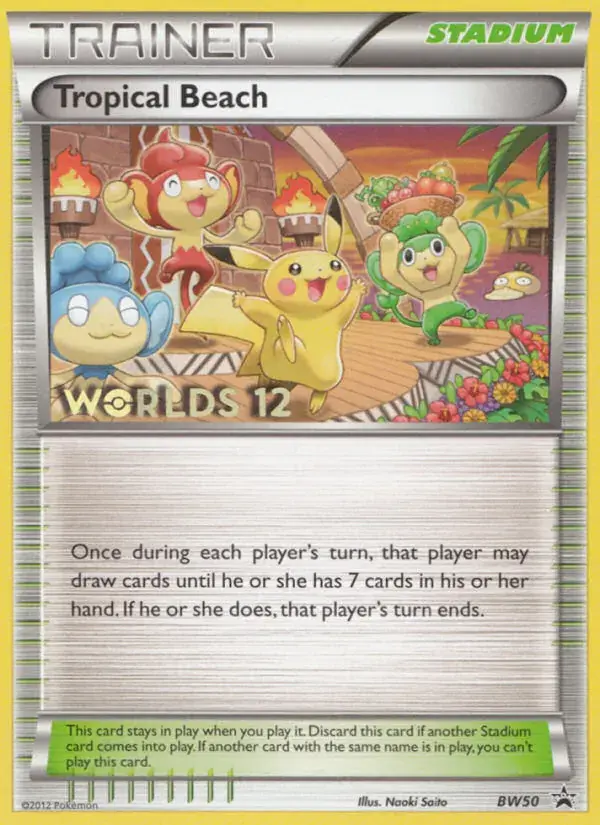 Tropical Beach - BW50/101 - BW Black Star Promos