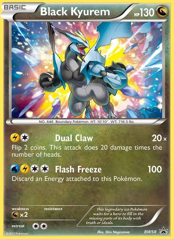 Black Kyurem - BW58/101 - BW Black Star Promos