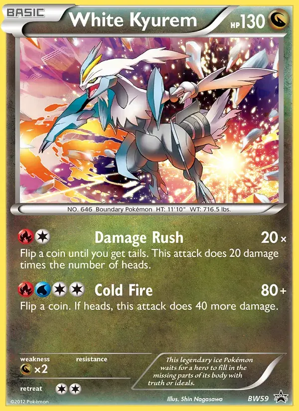 White Kyurem - BW59/101 - BW Black Star Promos