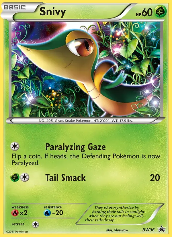Snivy - BW06/101 - BW Black Star Promos