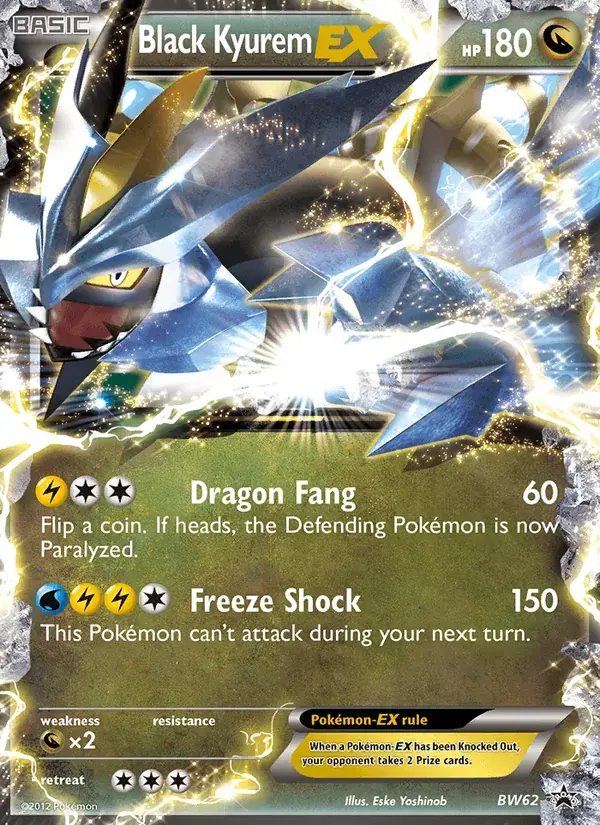 Black Kyurem-EX - BW62/101 - BW Black Star Promos