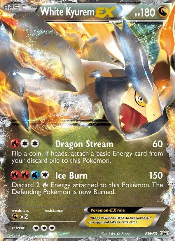 White Kyurem-EX - BW63/101 - BW Black Star Promos