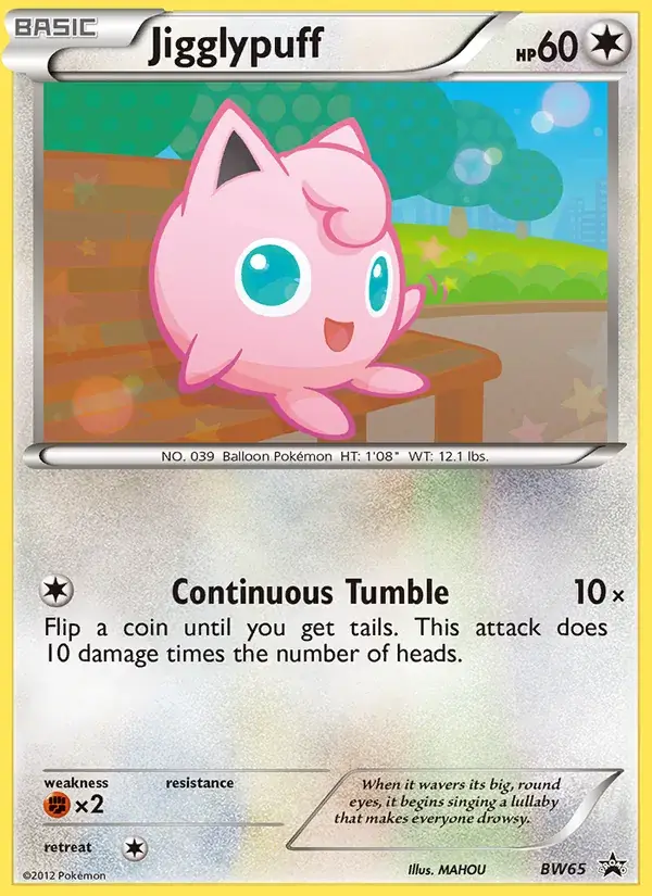 Jigglypuff - BW65/101 - BW Black Star Promos
