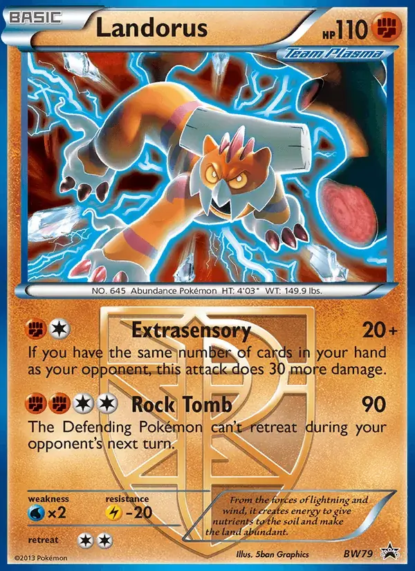 Landorus - BW79/101 - BW Black Star Promos