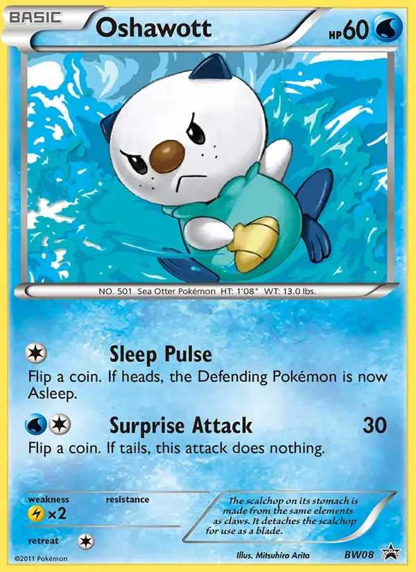 Oshawott - BW08/101 - BW Black Star Promos