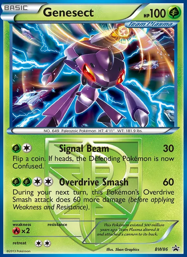 Genesect - BW86/101 - BW Black Star Promos