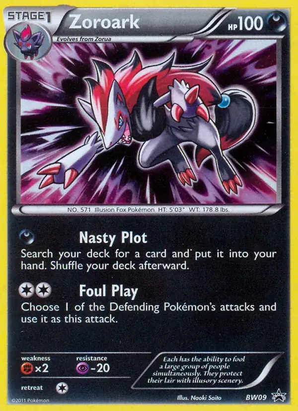 Zoroark - BW09/101 - BW Black Star Promos