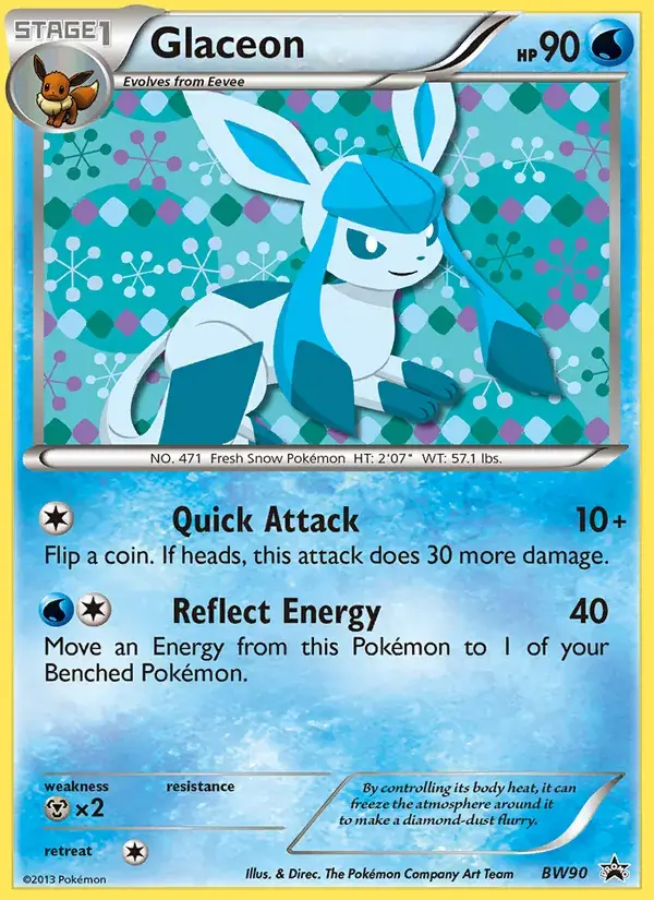 Glaceon - BW90/101 - BW Black Star Promos