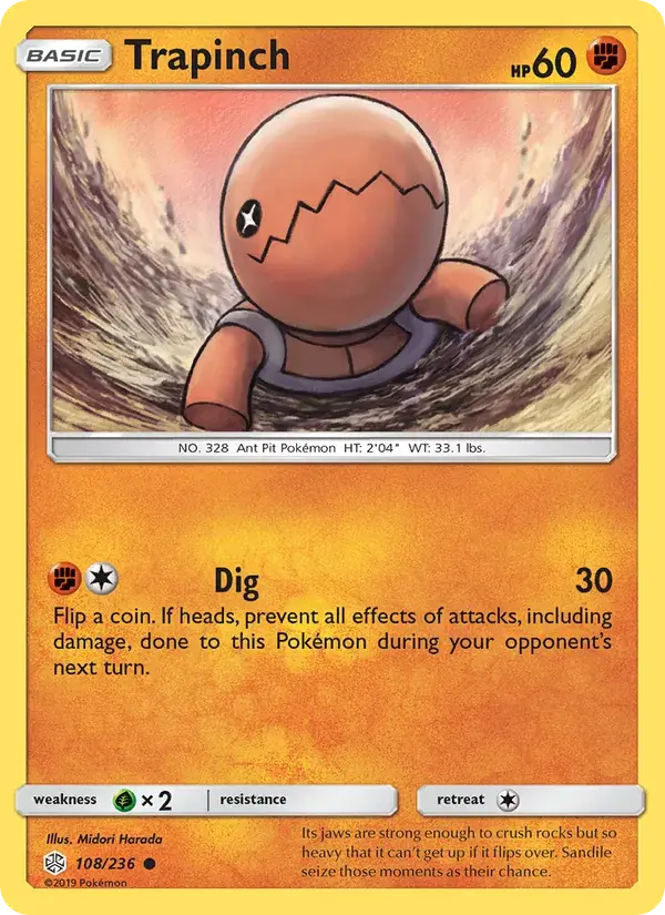 Trapinch - 108/271 - Cosmic Eclipse