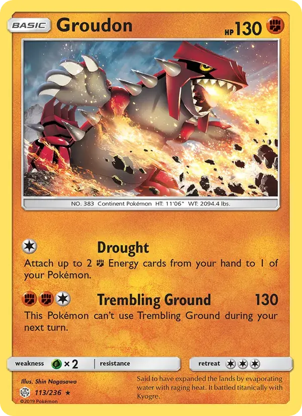 Groudon - 113/271 - Cosmic Eclipse