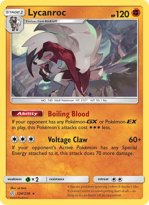 Lycanroc - 124/271 - Cosmic Eclipse