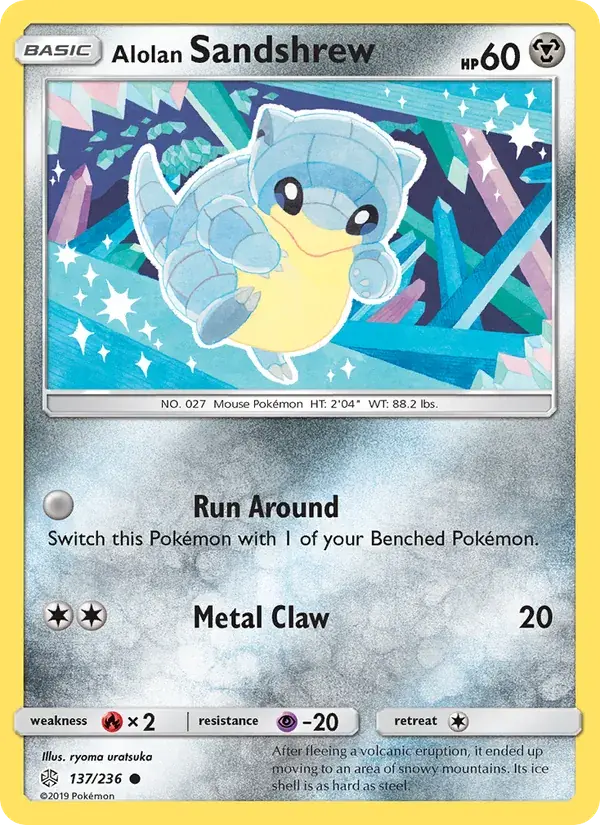 Alolan Sandshrew - 137/271 - Cosmic Eclipse