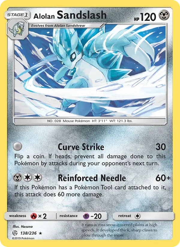 Alolan Sandslash - 138/271 - Cosmic Eclipse