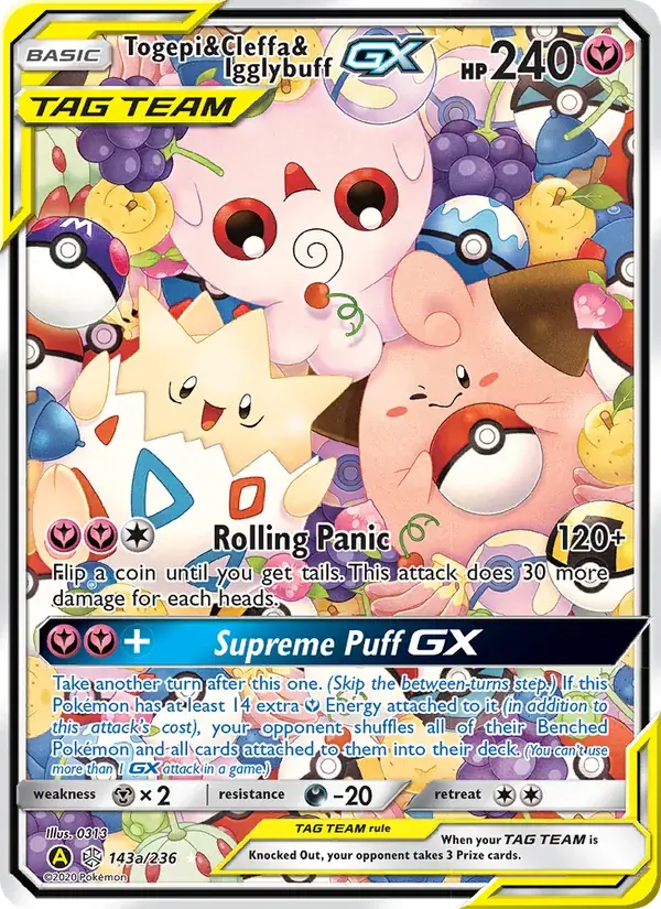 Togepi & Cleffa & Igglybuff GX - 143/271 - Cosmic Eclipse
