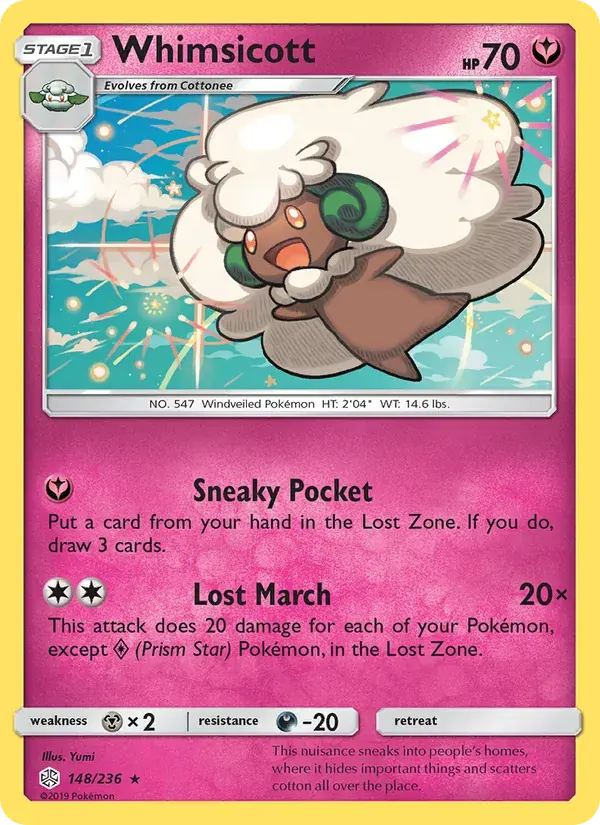 Whimsicott - 148/271 - Cosmic Eclipse