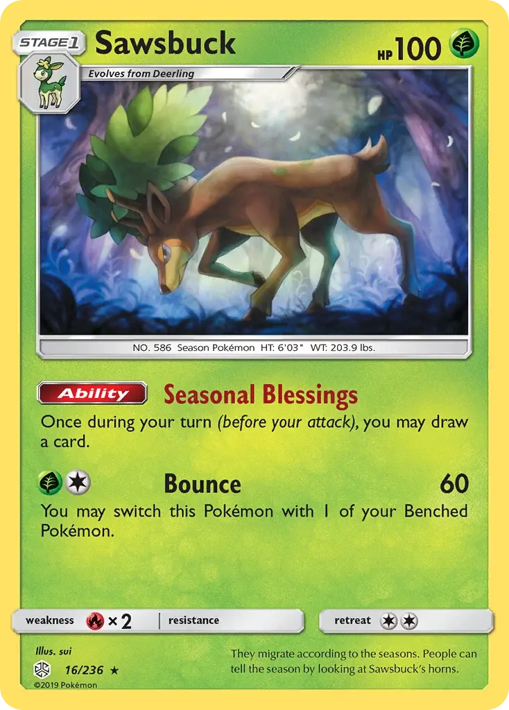 Sawsbuck - CEC-16/271 - Éclipse Cosmique