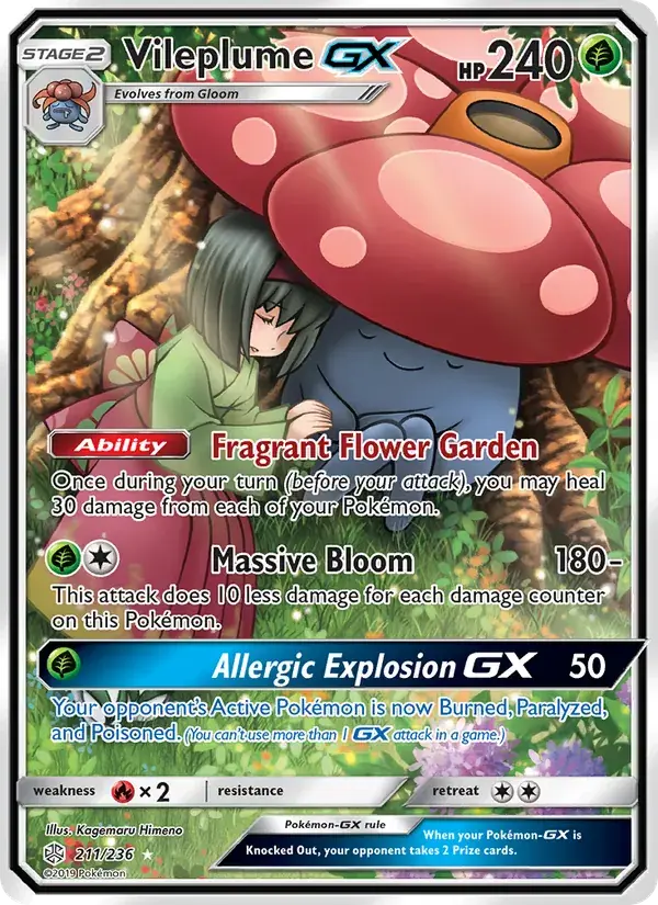 Vileplume GX - 211/271 - Cosmic Eclipse