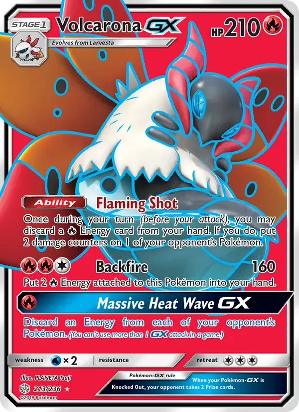 Volcarona GX - 213/271 - Cosmic Eclipse