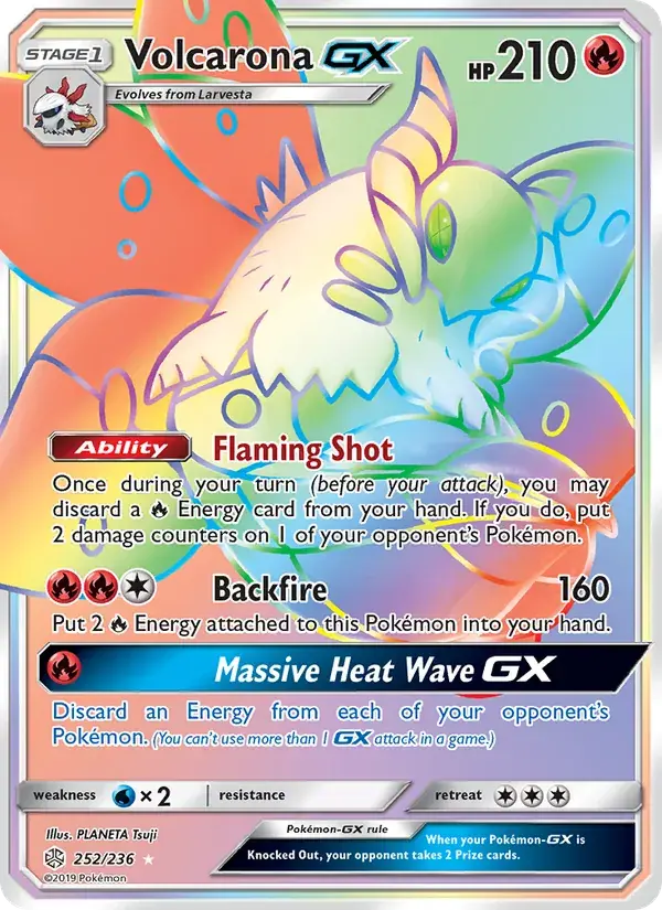 Volcarona GX - 252/271 - Cosmic Eclipse