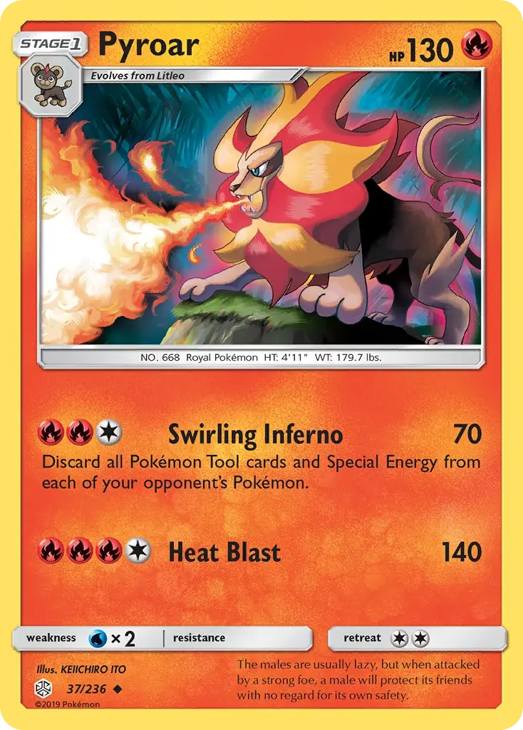 Pyroar - CEC-37/271 - Éclipse Cosmique