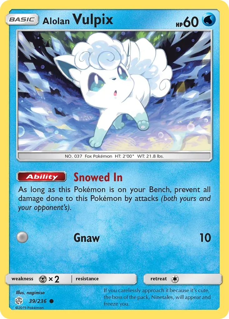 Alolan Vulpix - CEC-39/271 - Éclipse Cosmique