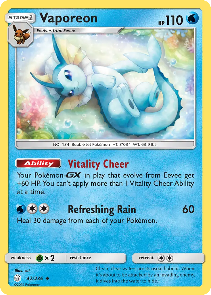 Vaporeon - CEC-42/271 - Éclipse Cosmique