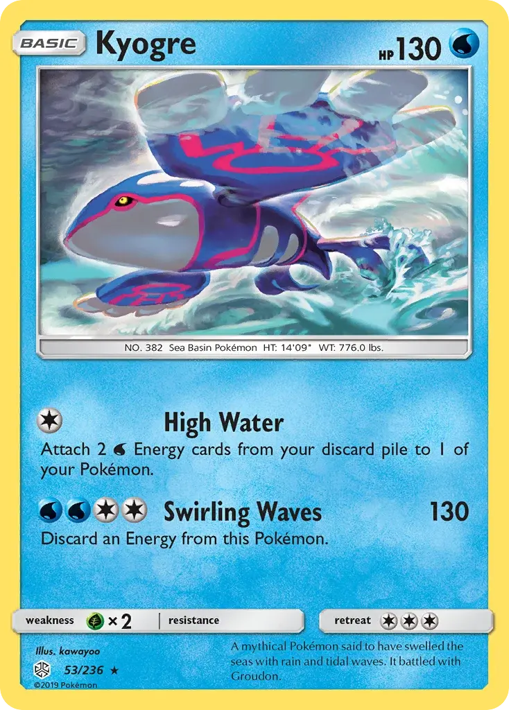 Kyogre - CEC-53/271 - Éclipse Cosmique