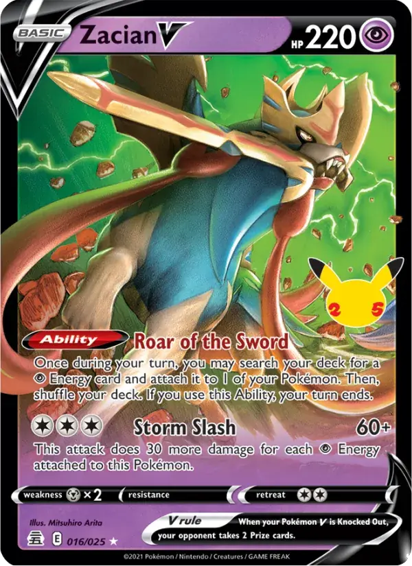 Zacian V - 16/25 - Celebrations
