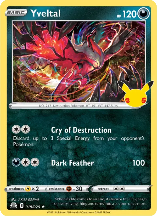 Yveltal - 19/25 - Celebrations