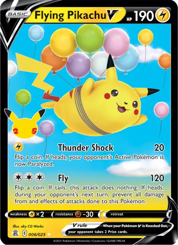 Flying Pikachu V - 6/25 - Celebrations