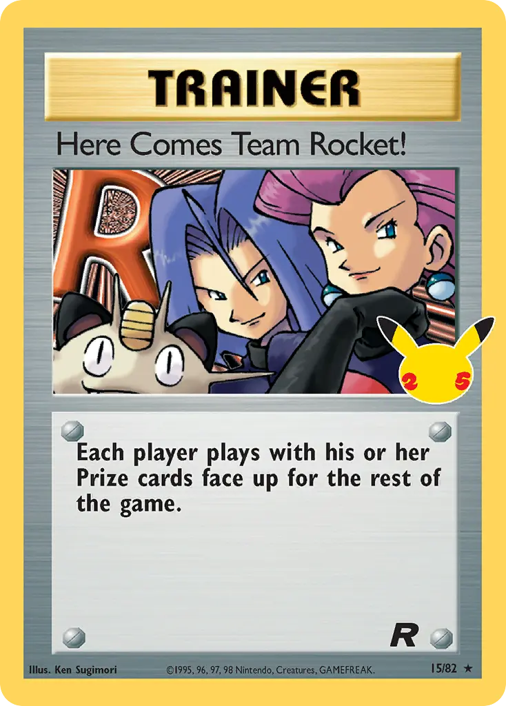 Et voila les Team Rocket ! - CC006/25 - Célébrations