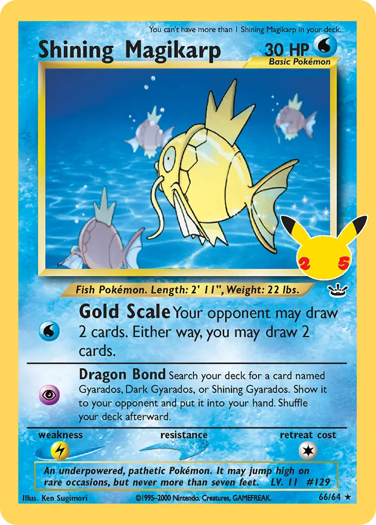 Magicarpe Brillant - CC010/25 - Célébrations