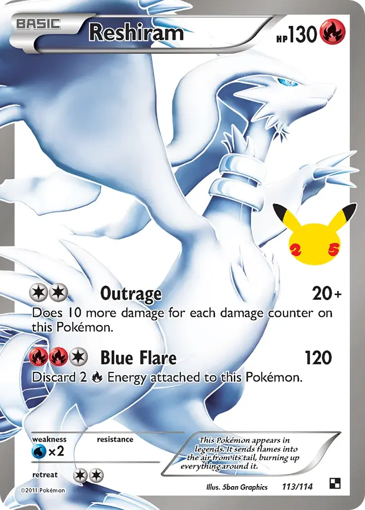 Reshiram - CC020/25 - Célébrations