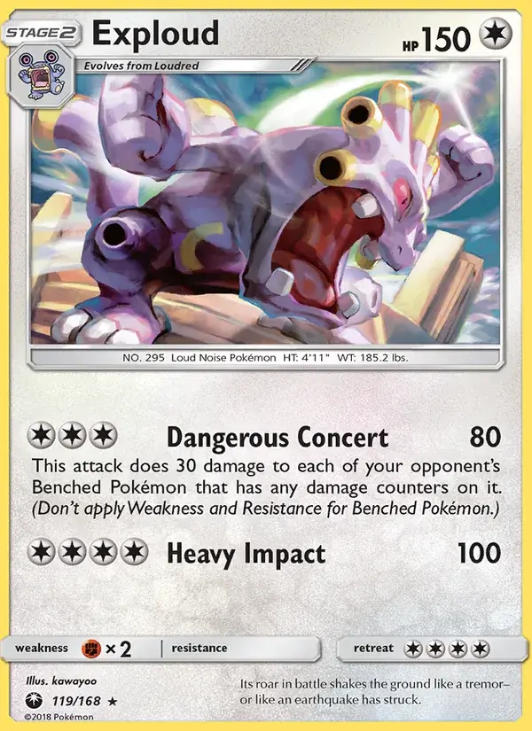 Exploud - 119/183 - Celestial Storm