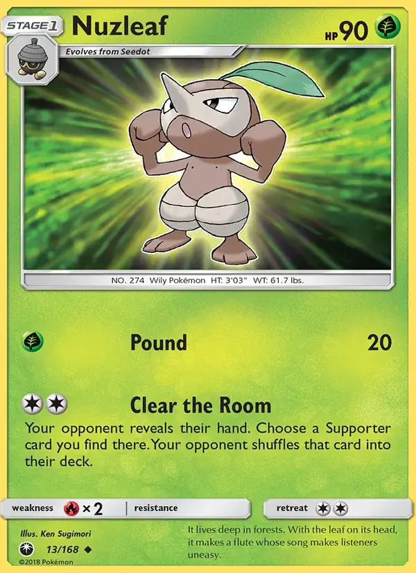Nuzleaf - 13/183 - Celestial Storm