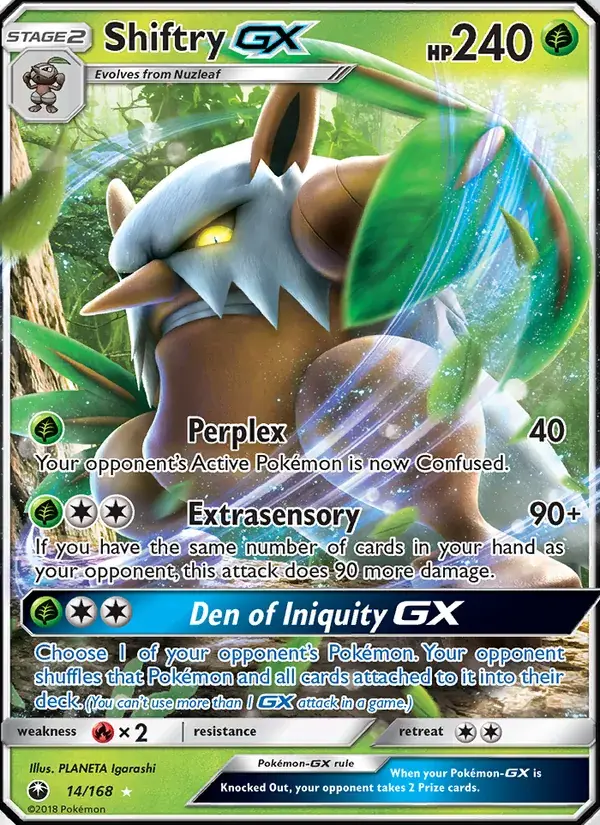 Shiftry GX - 14/183 - Celestial Storm