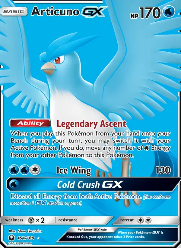 Articuno GX - 154/183 - Celestial Storm