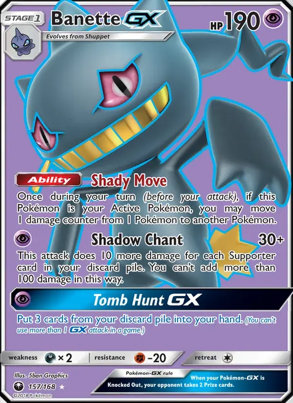 Banette GX - 157/183 - Celestial Storm
