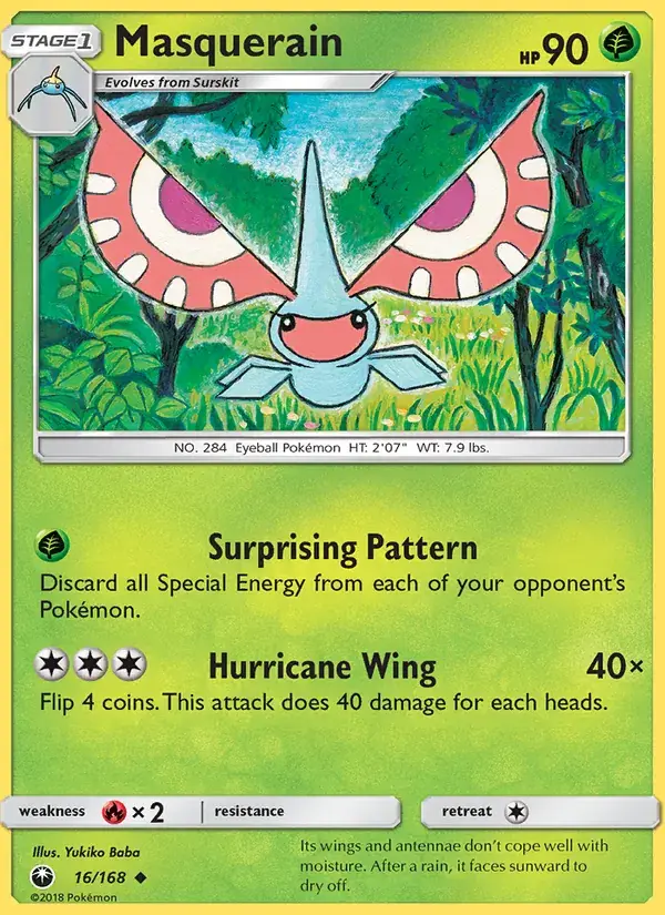 Masquerain - 16/183 - Celestial Storm