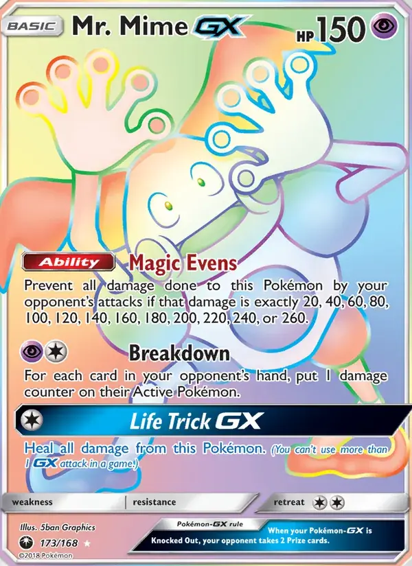 Mr. Mime GX - 173/183 - Celestial Storm