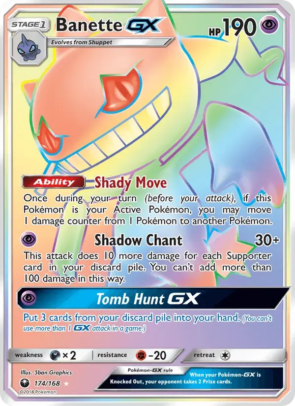 Banette GX - 174/183 - Celestial Storm