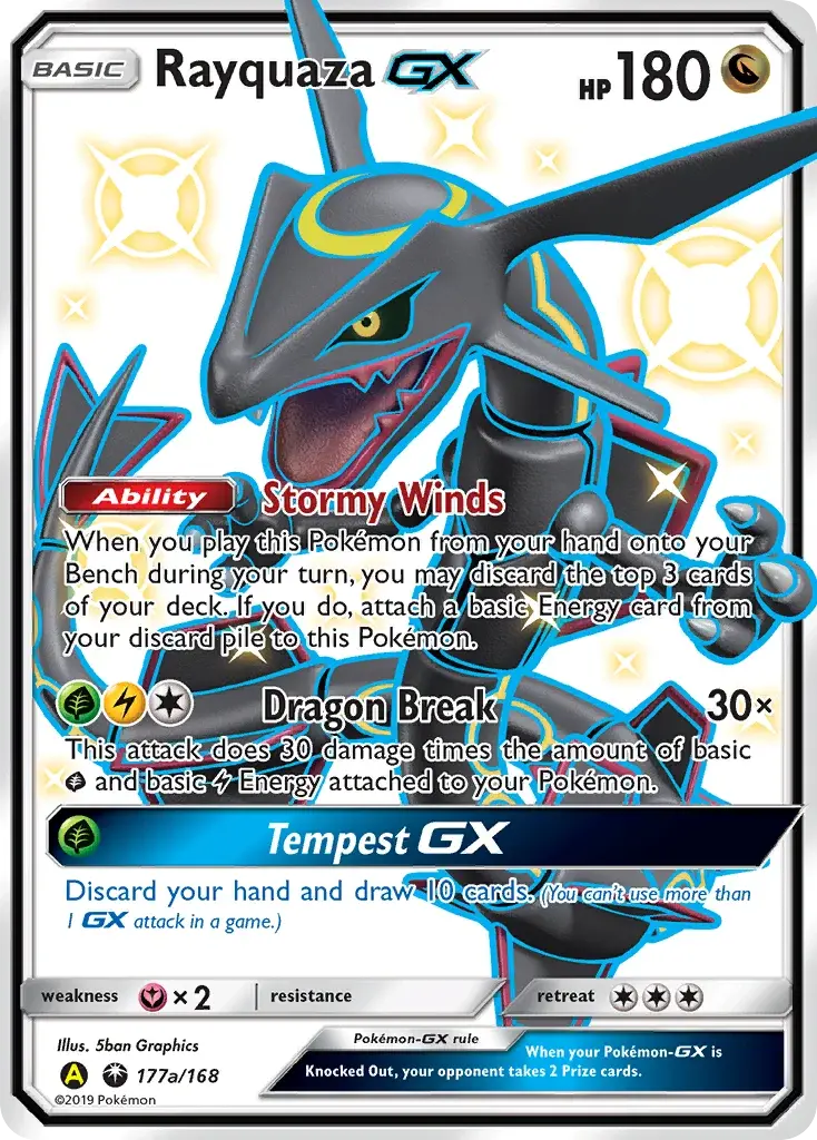 Rayquaza-GX - CES-177A/183 - Tempête Céleste