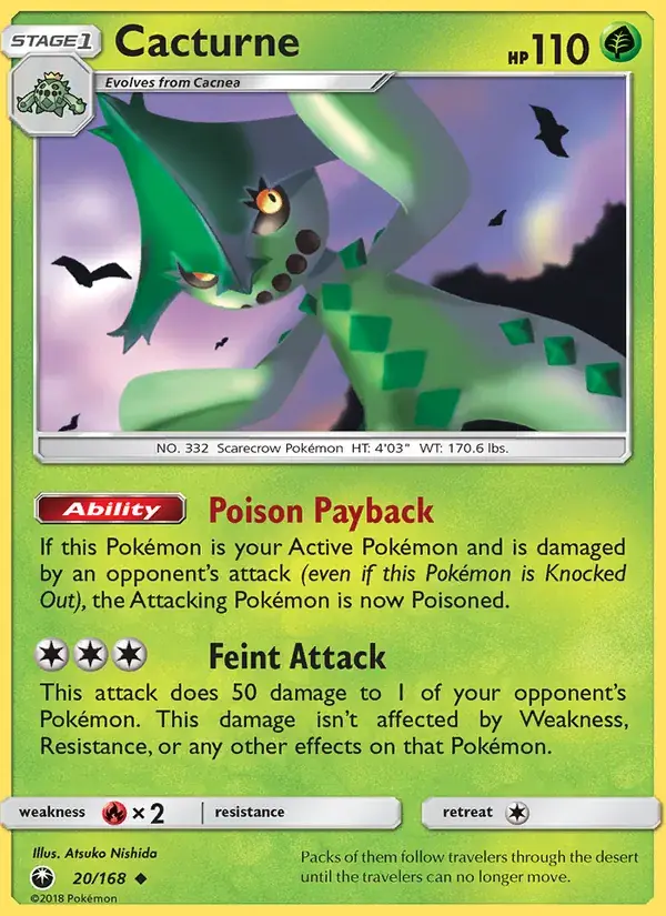 Cacturne - 20/183 - Celestial Storm