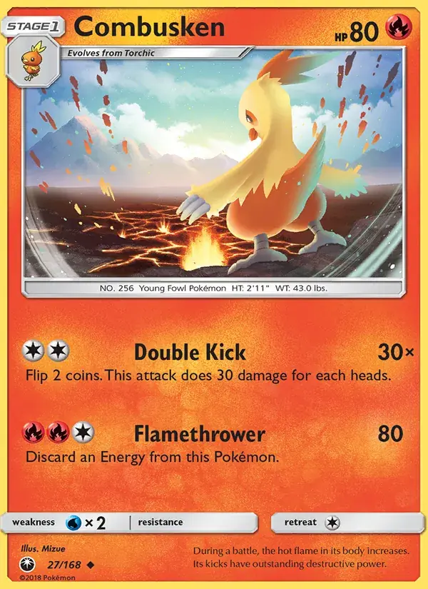 Combusken - 27/183 - Celestial Storm