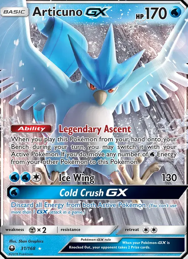 Articuno GX - 31/183 - Celestial Storm