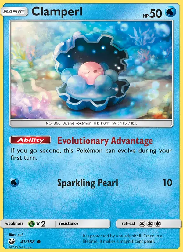 Clamperl - 41/183 - Celestial Storm