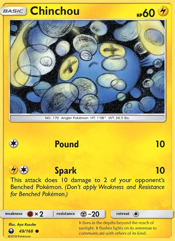 Chinchou - 49/183 - Celestial Storm