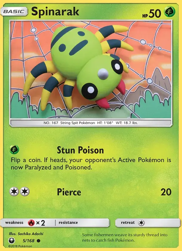 Spinarak - 5/183 - Celestial Storm