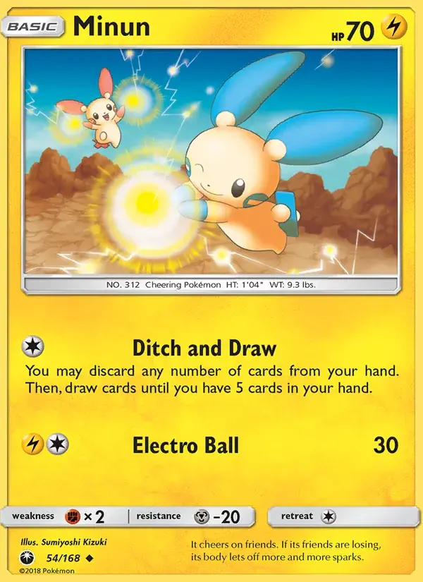 Minun - 54/183 - Celestial Storm